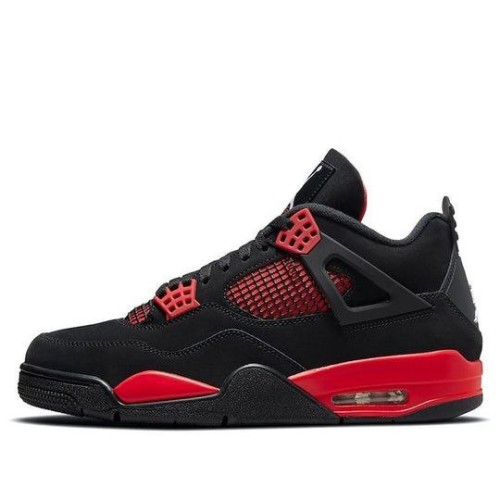 Кроссовки Nike Air Jordan 4 Retro Red Thunder черно-красные CT8527-016