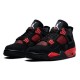 Кроссовки Nike Air Jordan 4 Retro Red Thunder черно-красные CT8527-016
