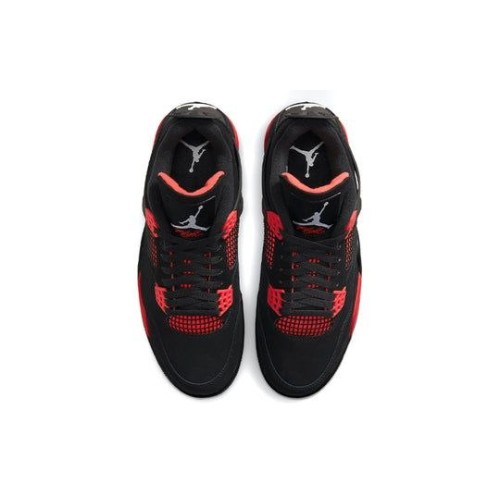 Кроссовки Nike Air Jordan 4 Retro Red Thunder черно-красные CT8527-016