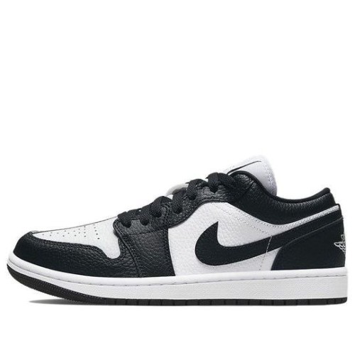 Кроссовки Nike Air Jordan 1 Low White Black черно-белые низкие DR0502-101