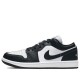 Кроссовки Nike Air Jordan 1 Low White Black черно-белые низкие DR0502-101