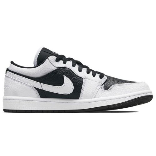 Кроссовки Nike Air Jordan 1 Low White Black черно-белые низкие DR0502-101