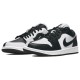Кроссовки Nike Air Jordan 1 Low White Black черно-белые низкие DR0502-101
