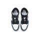 Кроссовки Nike Air Jordan 1 Mid Armory Navy сини-белые высокие 554724-411