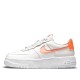 Кроссовки Air Force 1 Pixel White Orange бело-оранжевые