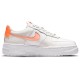 Кроссовки Air Force 1 Pixel White Orange бело-оранжевые
