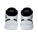 Кроссовки Nike Air Jordan 1 Mid SE Diamond черно-белые высокие DH6933-100