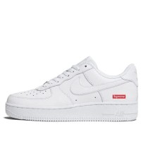 Кроссовки Nike Supreme x Air Force 1 Low Box Logo-White мужские