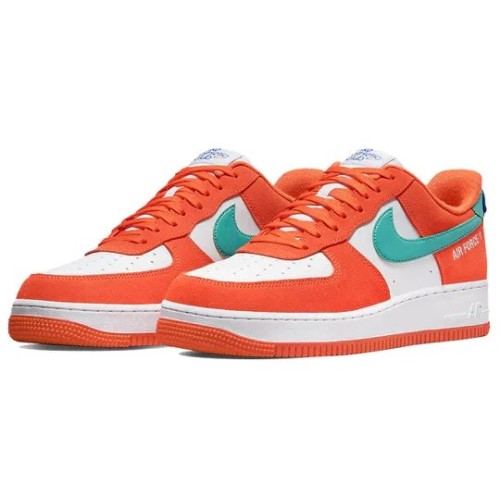 Кроссовки Nike Air Force 1 07 LV8 Athletic Club - Rush Orange Washed Teal