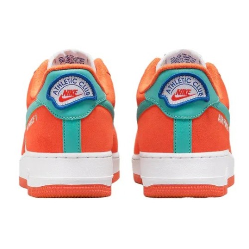 Кроссовки Nike Air Force 1 07 LV8 Athletic Club - Rush Orange Washed Teal