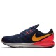 Кроссовки Nike Air Zoom Structure 22 Blackened Blue Orange Peel