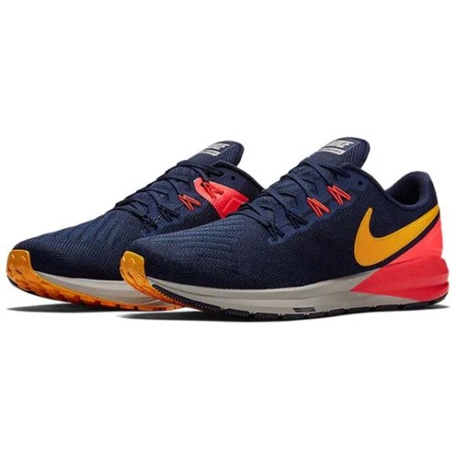 Кроссовки Nike Air Zoom Structure 22 Blackened Blue Orange Peel
