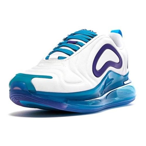 Кроссовки Nike Air Max Womens 720 White Court Purple Womens AR9293-100 бело-голубые