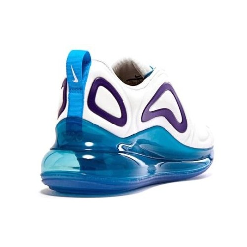 Кроссовки Nike Air Max Womens 720 White Court Purple Womens AR9293-100 бело-голубые