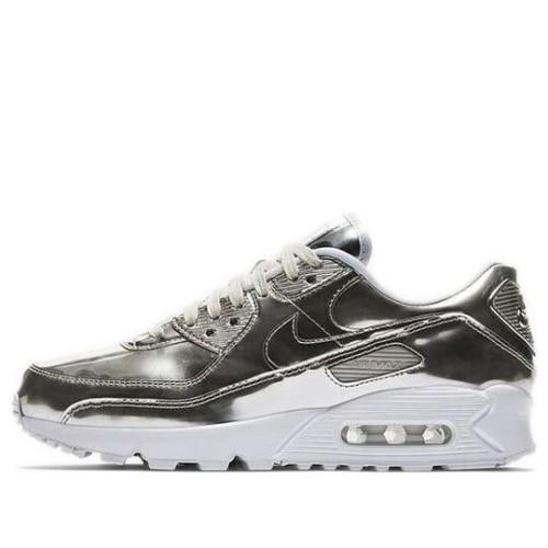 Nike Air Max Womens 90 Metallic Pack - Chrome CQ6639-001 цвета металлик