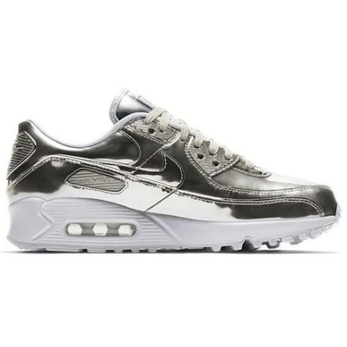 Nike Air Max Womens 90 Metallic Pack - Chrome CQ6639-001 цвета металлик