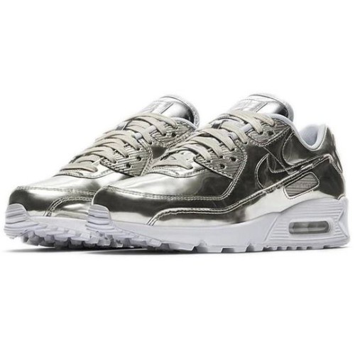 Nike Air Max Womens 90 Metallic Pack - Chrome CQ6639-001 цвета металлик