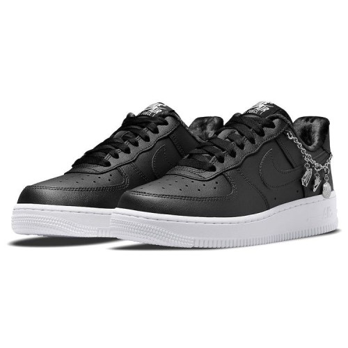 Кроссовки Nike Air Force 1 Low LX Lucky Charms черные низкие с цепочкой