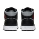 Кроссовки Nike Air Jordan 1 Mid черно-серые высокие Shadow 554724-096