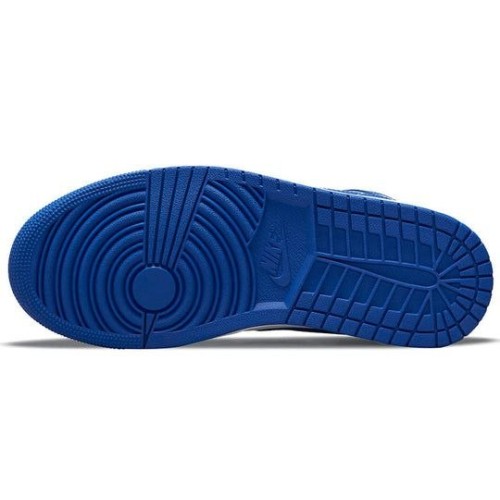Nike Air Jordan 1 Mid женские бело-синие BQ6472-104