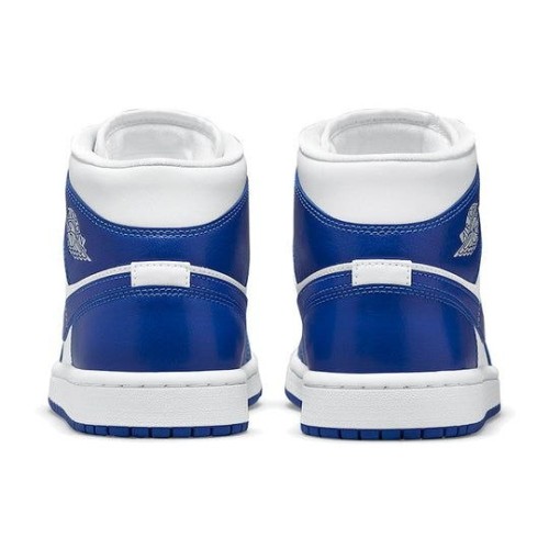 Nike Air Jordan 1 Mid женские бело-синие BQ6472-104