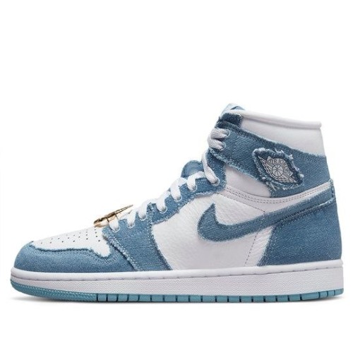 Nike Air Jordan 1 Retro женские высокие джинсовые OG Denim DM9036-104