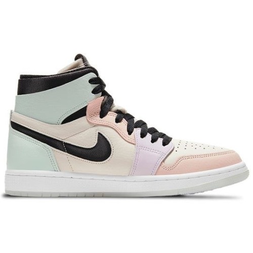 Кроссовки Nike Air Jordan 1 высокие женские светлые Zoom Air CMFT Light Violet CT0979-101