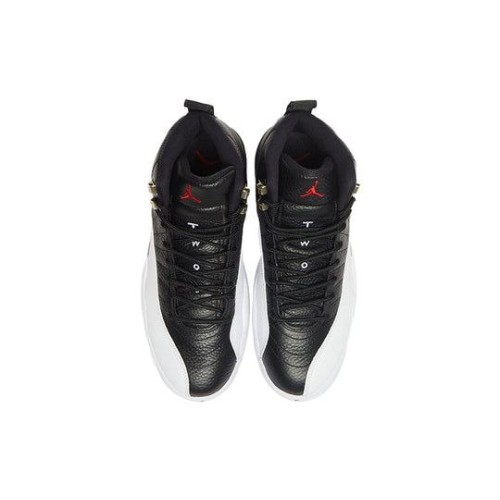 Кроссовки Nike Air Jordan 12 Retro Playoffs ретро черные высокие CT8013-006