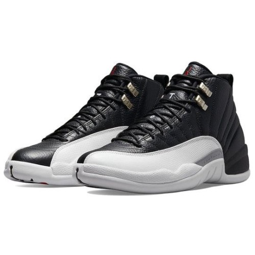 Кроссовки Nike Air Jordan 12 Retro Playoffs ретро черные высокие CT8013-006