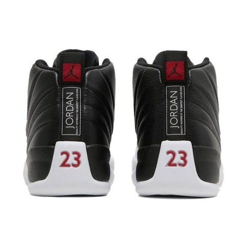 Кроссовки Nike Air Jordan 12 Retro Playoffs ретро черные высокие CT8013-006