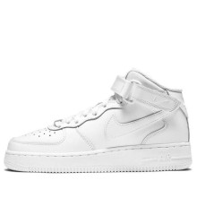 Кроссовки Nike Air Force 1 Mid LE GS Triple White