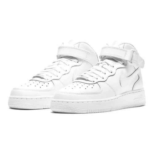 Кроссовки Nike Air Force 1 Mid LE GS Triple White