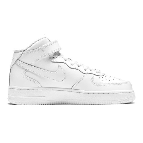 Кроссовки Nike Air Force 1 Mid LE GS Triple White