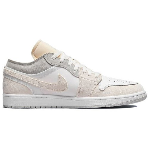 Кроссовки Nike Air Jordan 1 Low White Phantom бежевые низкие DN1635-100