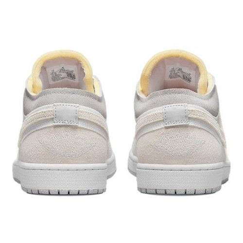 Кроссовки Nike Air Jordan 1 Low White Phantom бежевые низкие DN1635-100