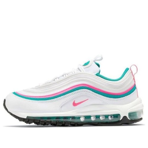 Nike Air Max Womens 97 White Pink Turbo Green DC5223-100 белые с разноцветными линями