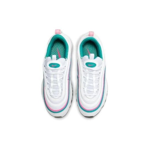 Nike Air Max Womens 97 White Pink Turbo Green DC5223-100 белые с разноцветными линями