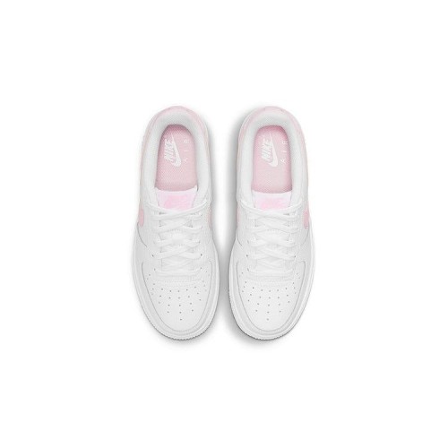 Кроссовки Nike Air Force 1 Low (GS) White Pink Foam бело-розовые