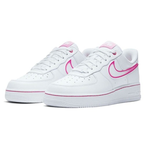 Белые кроссовки Nike Air Force 1 Low Airbrush Pink Gradient Airbrush White Pink