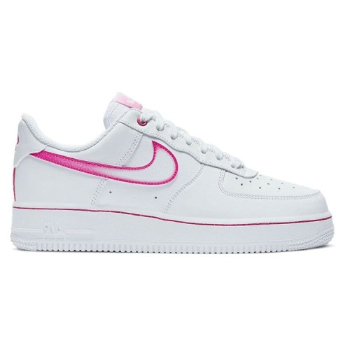 Белые кроссовки Nike Air Force 1 Low Airbrush Pink Gradient Airbrush White Pink