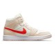 Nike Air Jordan 1 Mid SE Corduroy женские бежевые высокие DA8009-108