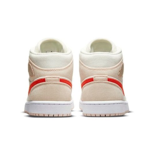 Nike Air Jordan 1 Mid SE Corduroy женские бежевые высокие DA8009-108