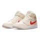 Nike Air Jordan 1 Mid SE Corduroy женские бежевые высокие DA8009-108