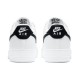 Кроссовки Nike Air Force 1 Low White and Black White Black Pebbled Leather черно-белые
