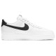 Кроссовки Nike Air Force 1 Low White and Black White Black Pebbled Leather черно-белые