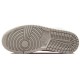 Кроссовки Nike Air Jordan 1 Womens Mid SE Light Iron Ore белые с серыми и розовыми вставками DN4045-001