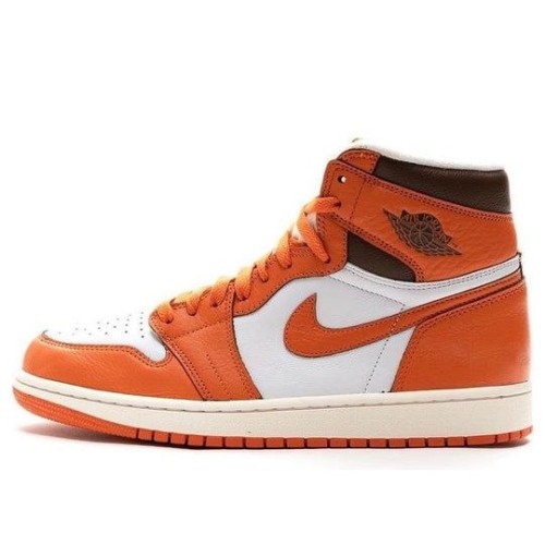 Кроссовки Nike Air Jordan 1 Retro женские оранжевые высокие DO9369-101