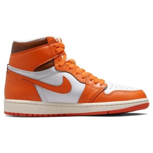 Кроссовки Nike Air Jordan 1 Retro женские оранжевые высокие DO9369-101
