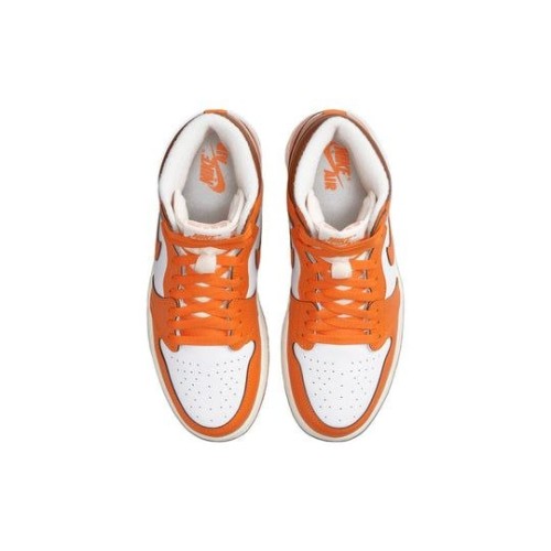 Кроссовки Nike Air Jordan 1 Retro женские оранжевые высокие DO9369-101