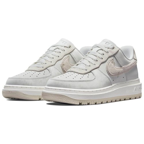 Кроссовки Nike Air Force 1 Luxe Triple White серые